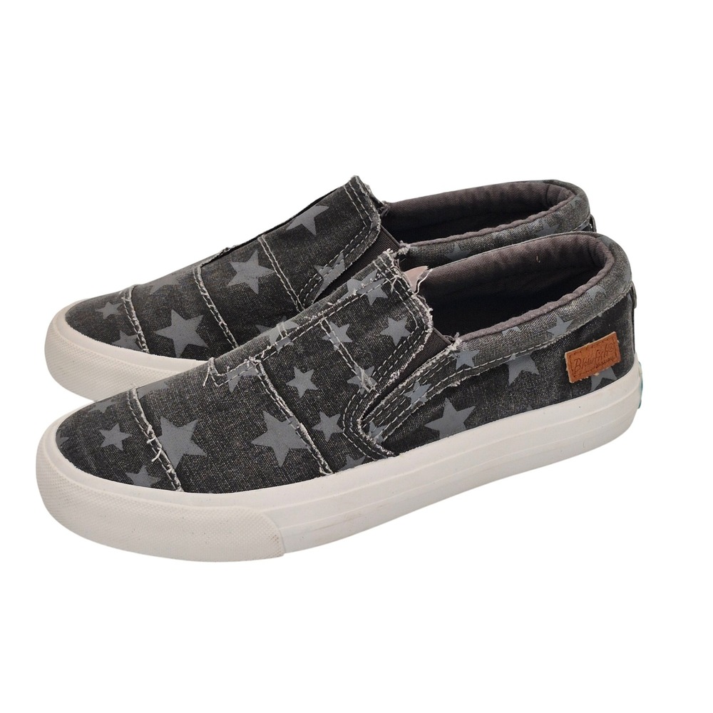 Blowfish Malibu Maddox Canvas Galaxy Sky Stars Women's Size 7 Slip-on Shoes